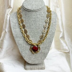 Upcycled Vintage Gold Tone Necklace